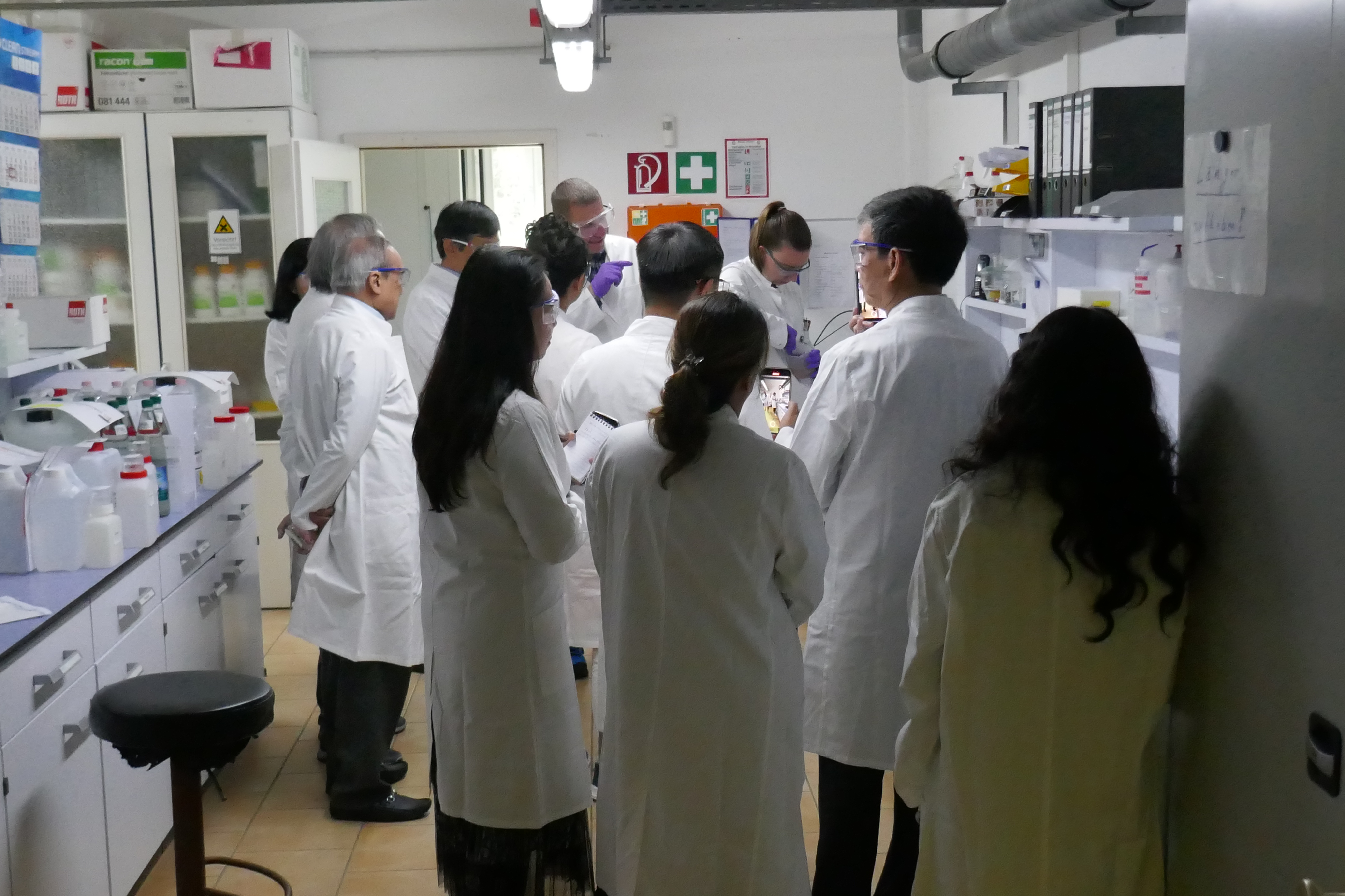 Gemeinsamer Besuch der Zentraldeponie Cröbern